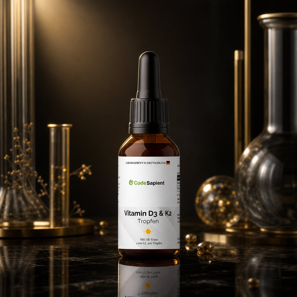 Vitamin D3 + K2 - 1,700 Drops (1,000 I.U.) - 50ml - En — AI generated product image